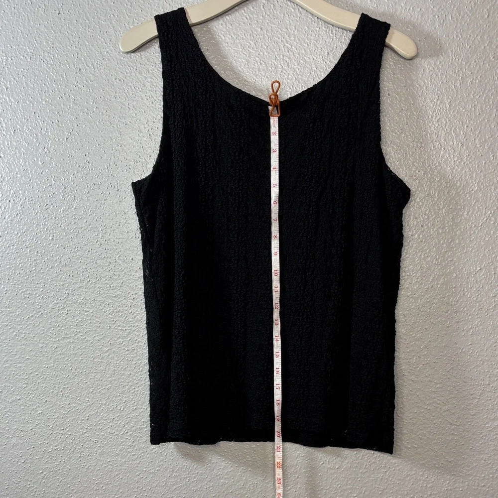 Chico's Textured Black Tank Top - Picture 4 of 6